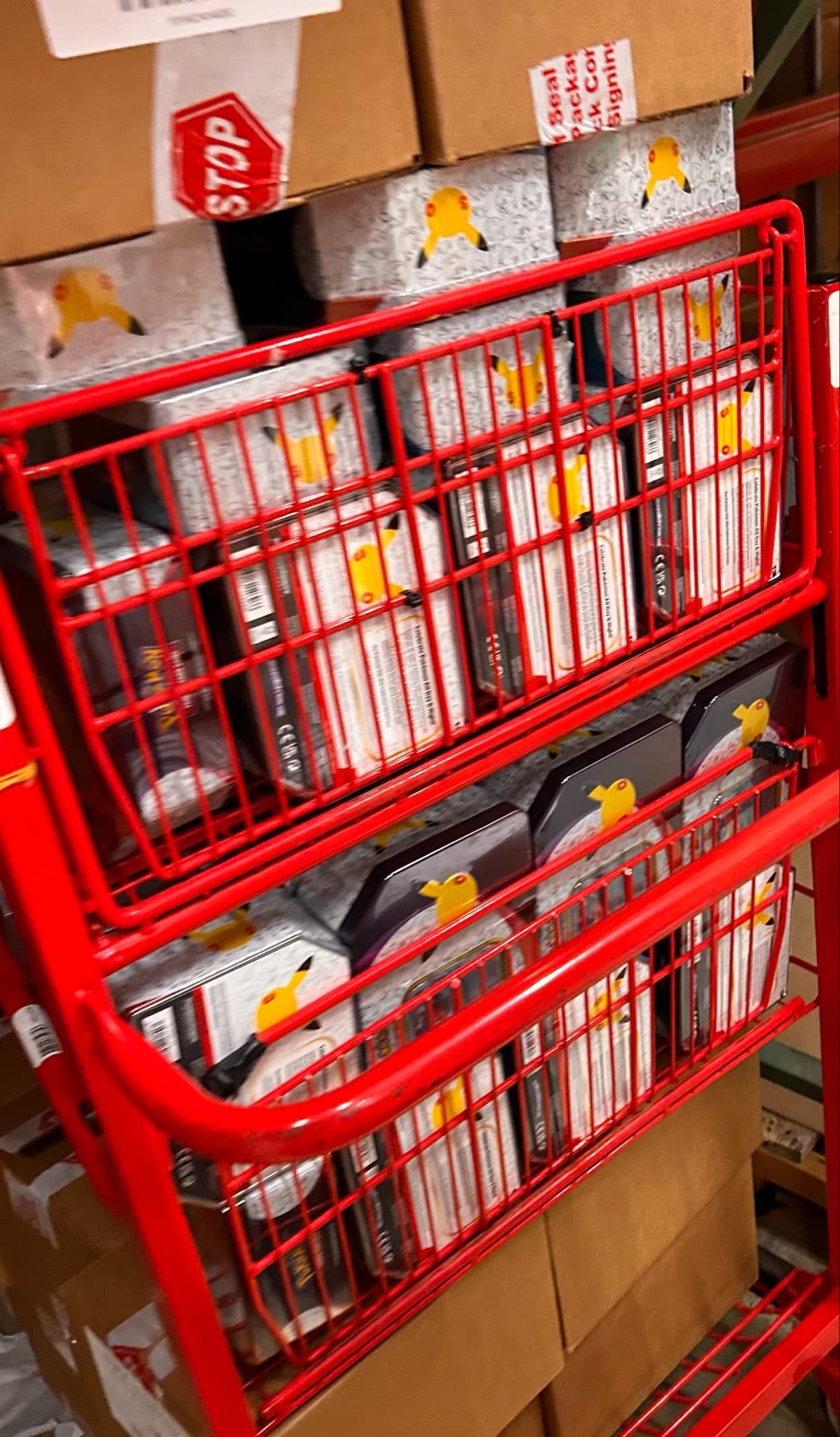 It seems like Target locations may be releasing TCG items tomorrow, either before or during the event. (image 3)
