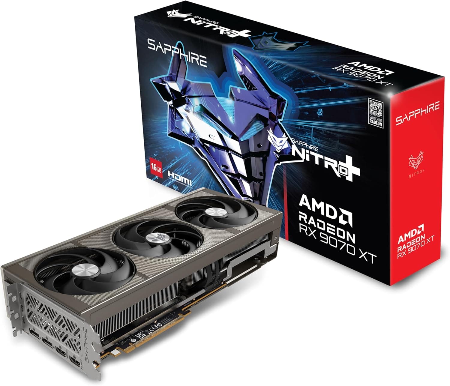 入園入学祝い Nitro+ Sapphire AMD 16GB OC Gaming XT 9070 RX Radeon™ グラフィックボード・グラボ・ビデオカード