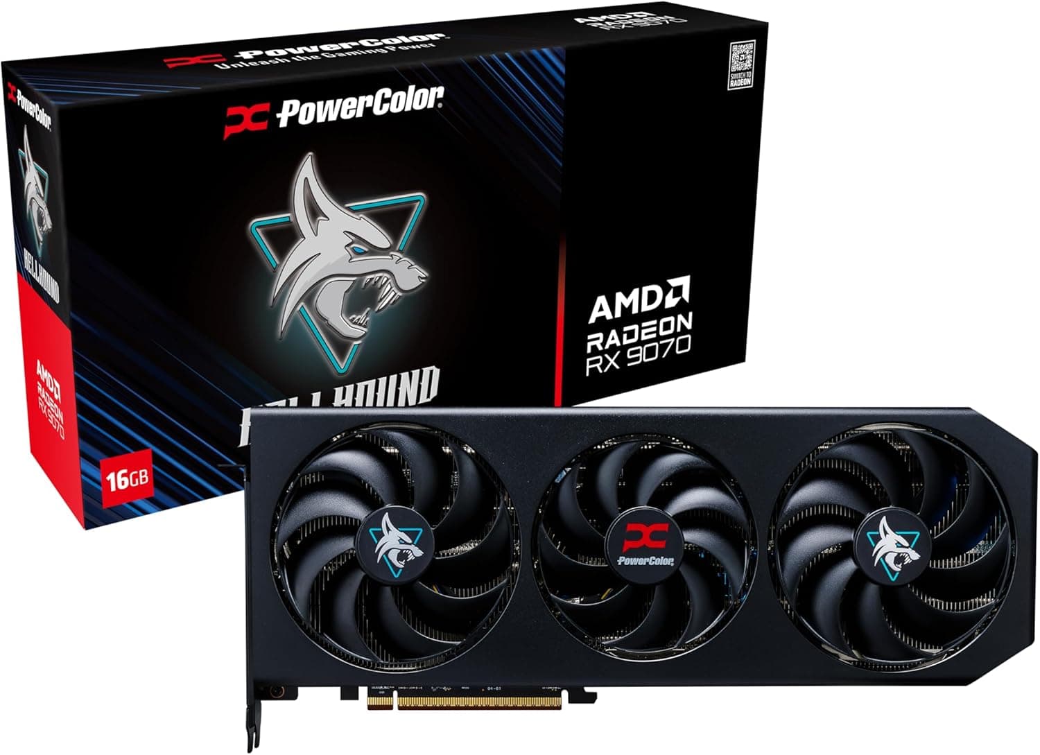 PowerColor Hellhound AMD Radeon RX 9070 16GB GDDR6