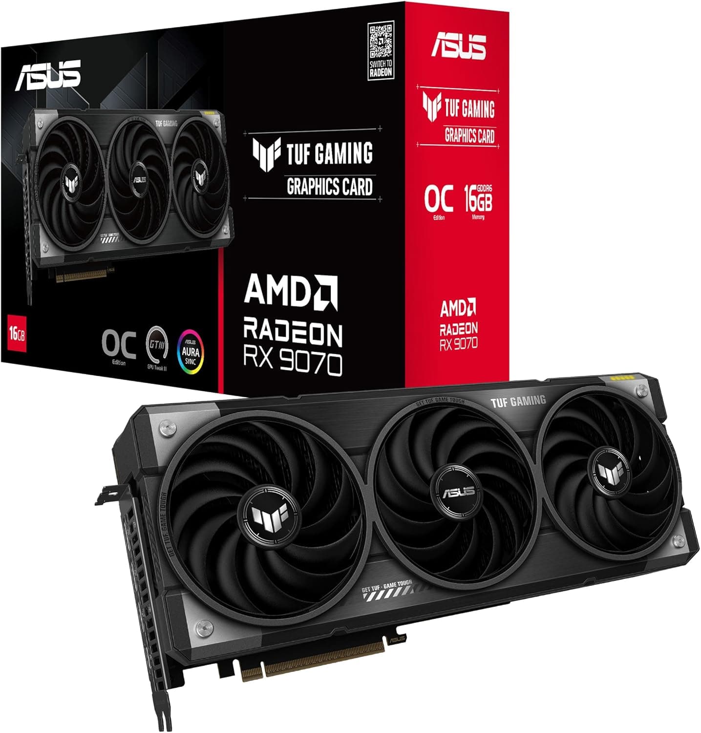 ASUS TUF Gaming Radeon RX 9070 OC Edition 16GB GDDR6 