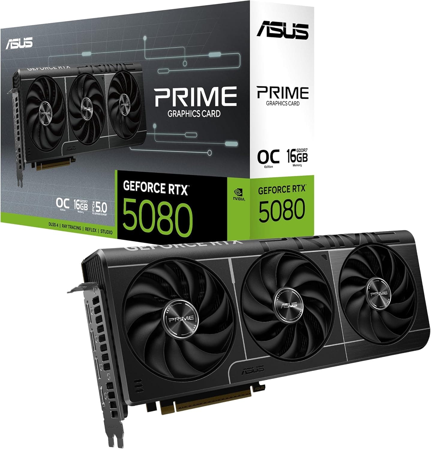 ASUS PRIME GeForce RTX™ 5080 16GB GDDR7 OC