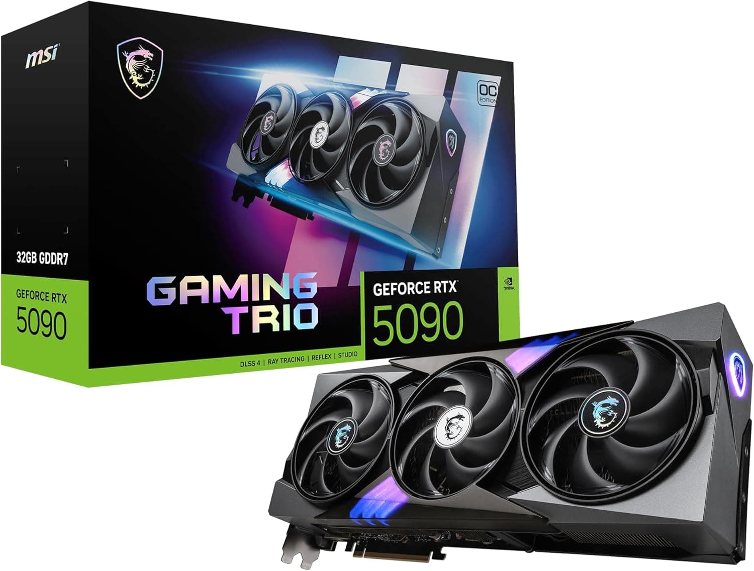 MSI Gaming RTX 5090 32G Gaming Trio OC Graphics Card