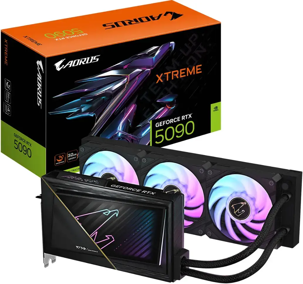 GIGABYTE  NVIDIA AORUS GeForce RTX 5090 XTREME WATERFORCE 32GB