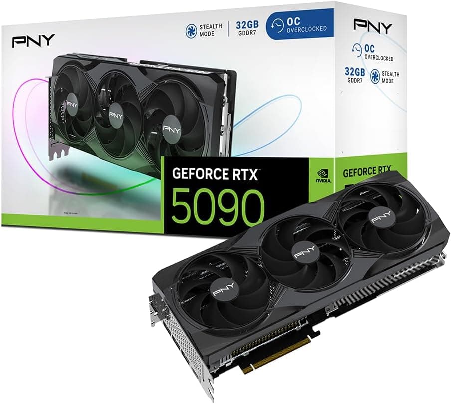 PNY GeForce RTX™ 5090 Overclocked Triple Fan 32gb