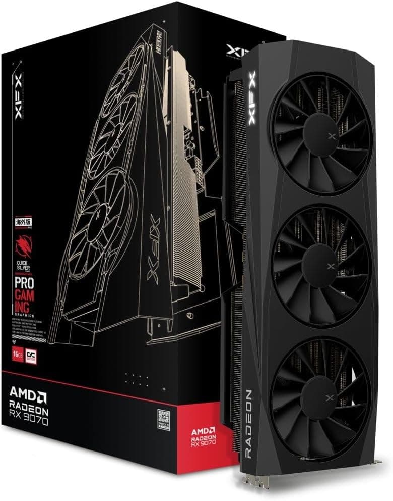 XFX Quicksilver AMD Radeon RX 9070 OC Gaming Edition 16GB