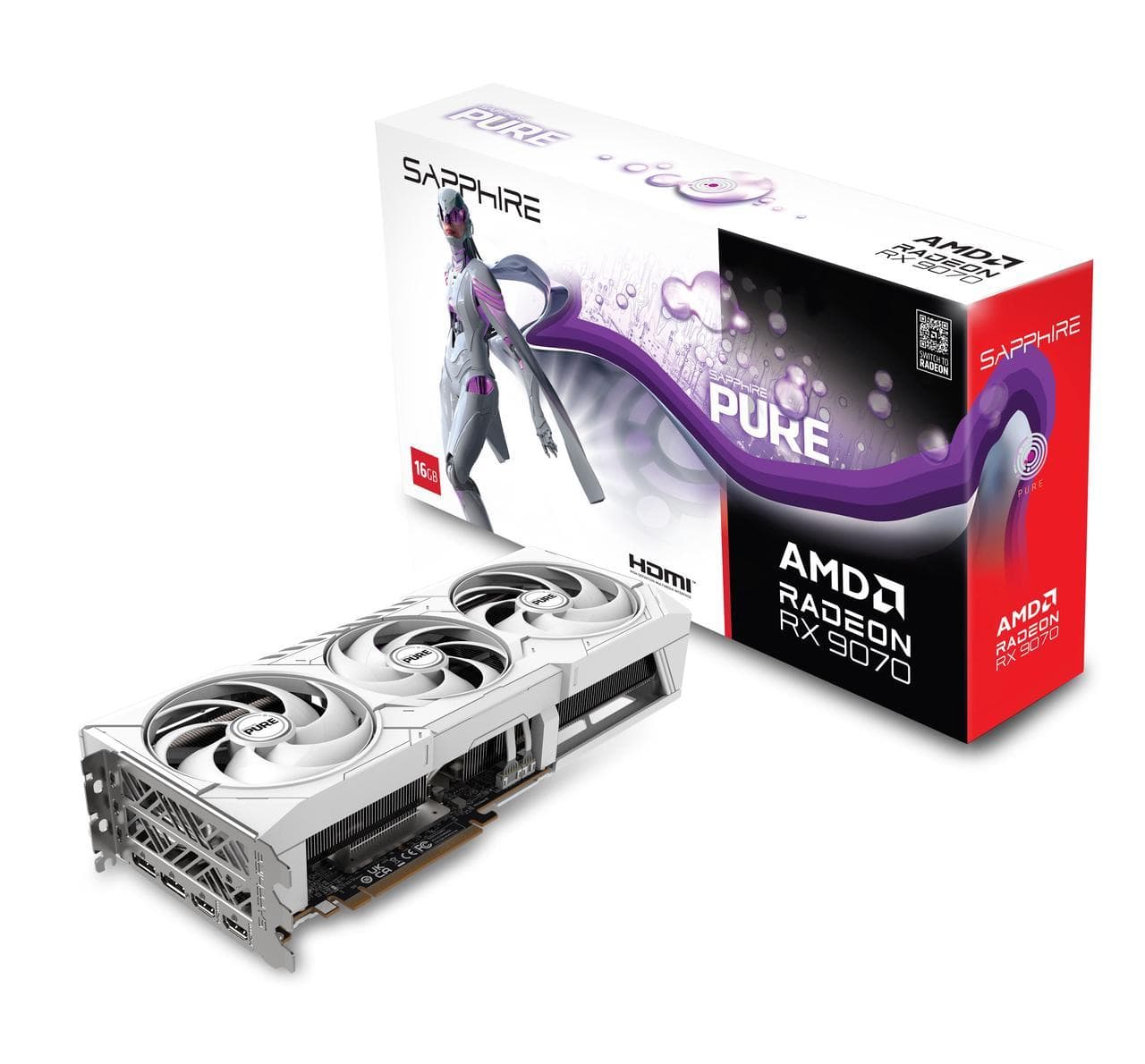 SAPPHIRE PURE AMD Radeon RX 9070 16GB