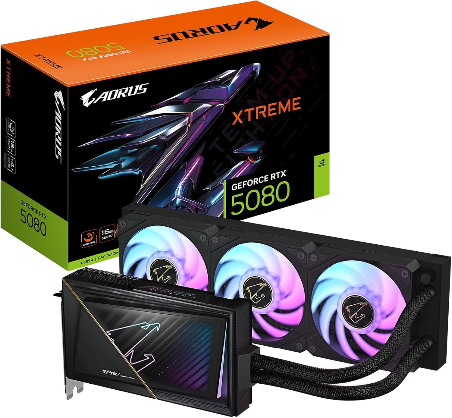 GIGABYTE AORUS GeForce RTX 5080 Xtreme WATERFORCE 16GB