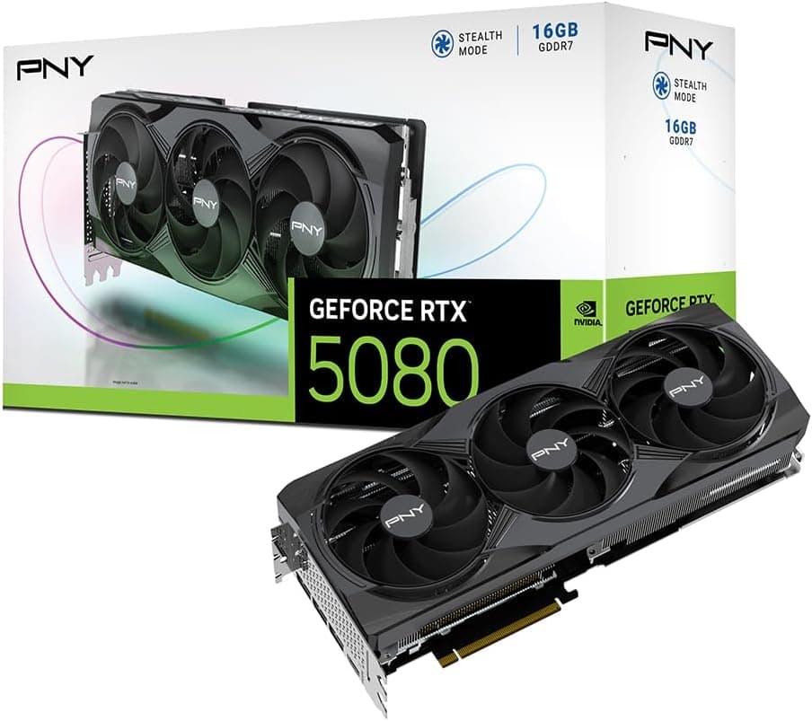 PNY GeForce RTX™ 5080 Overclocked Triple Fan