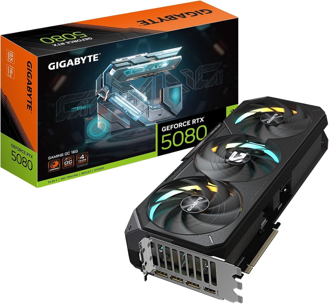GIGABYTE GeForce RTX 5080 Gaming OC 16GB Windforce