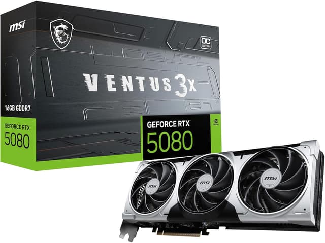 MSI Gaming RTX 5080 16GB Ventus 3X OC Plus