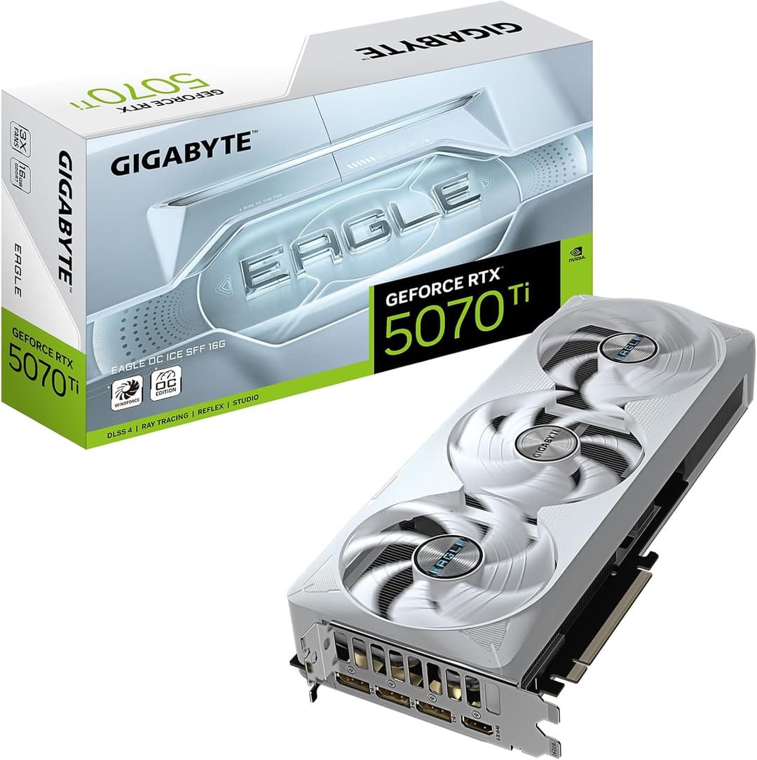GIGABYTE GeForce RTX 5070 Ti Eagle OC ICE SFF 16GB