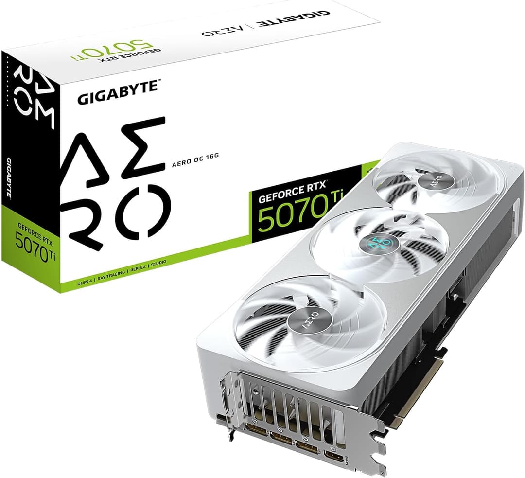 GIGABYTE GeForce RTX 5070 Ti AERO OC 16G