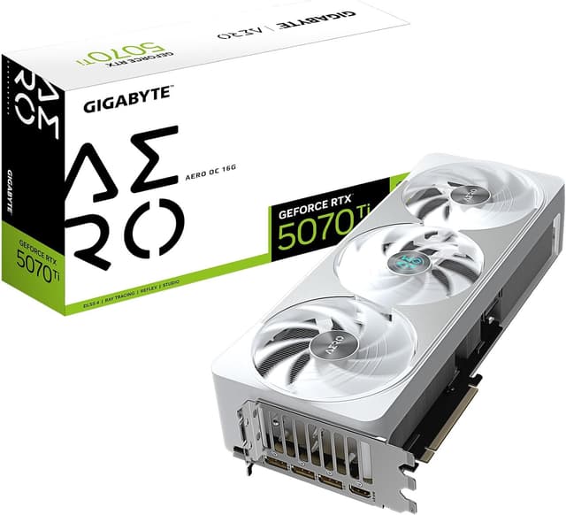 GIGABYTE GeForce RTX 5070 Ti AERO OC 16G