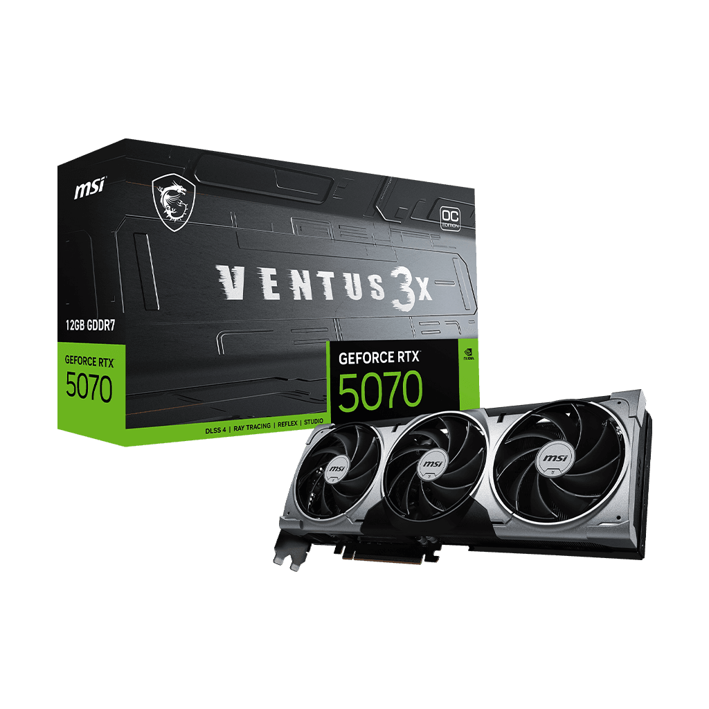 MSI GeForce RTX 5070 12G VENTUS 3X OC