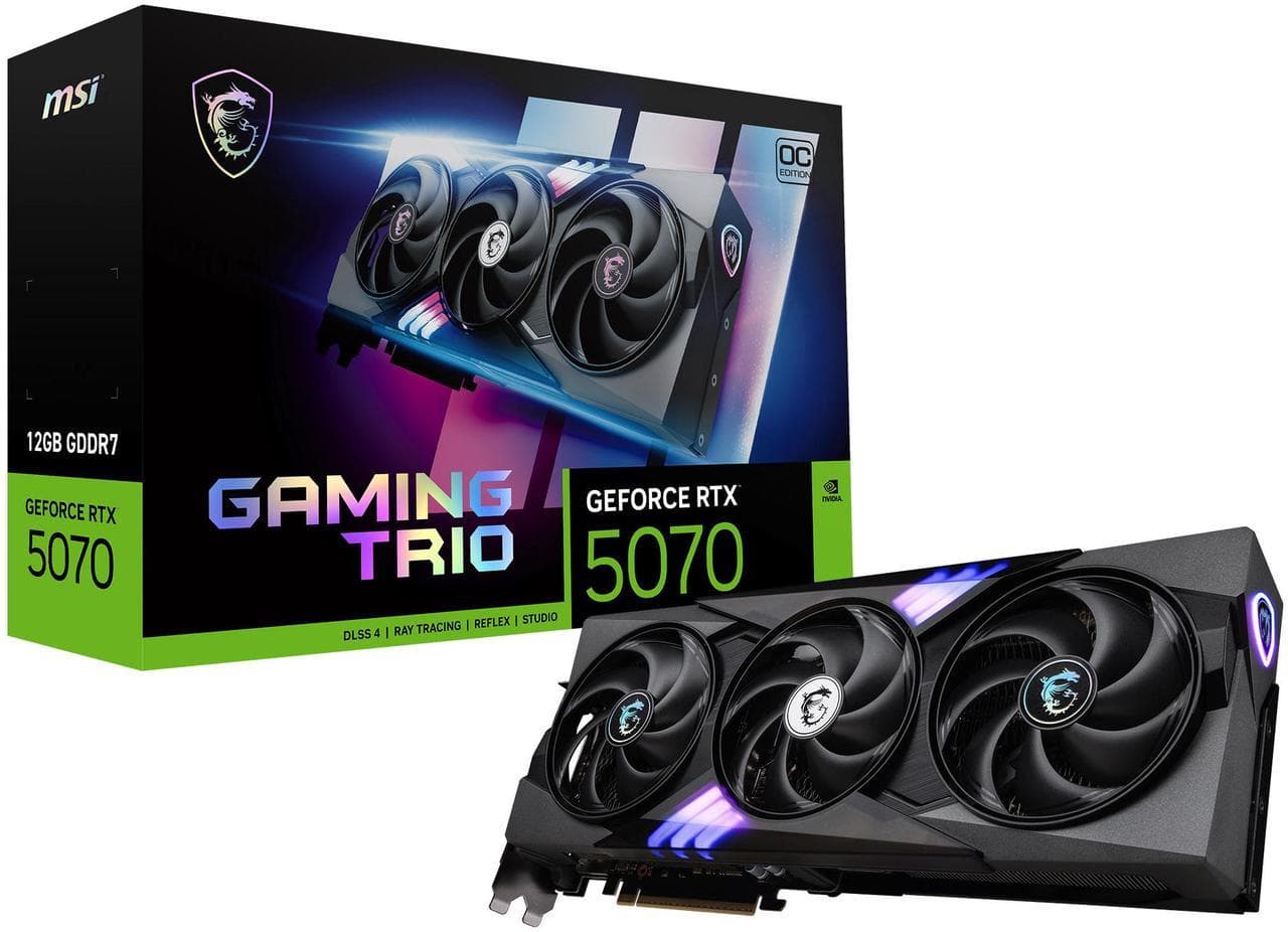 MSI GeForce RTX 5070 12G GAMING TRIO OC