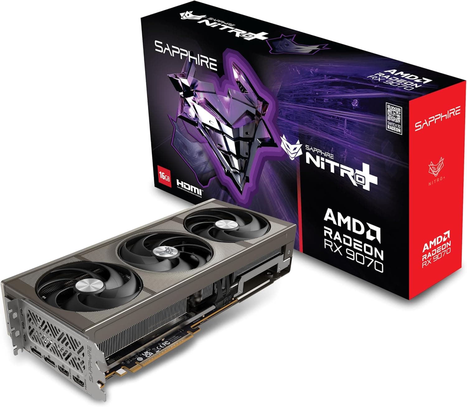 Sapphire Nitro+ AMD Radeon™ RX 9070 Gaming OC 16GB
