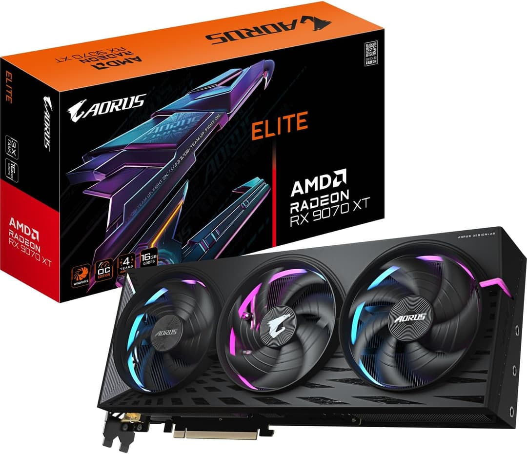 GIGABYTE AORUS Radeon RX 9070 XT Elite 16GB