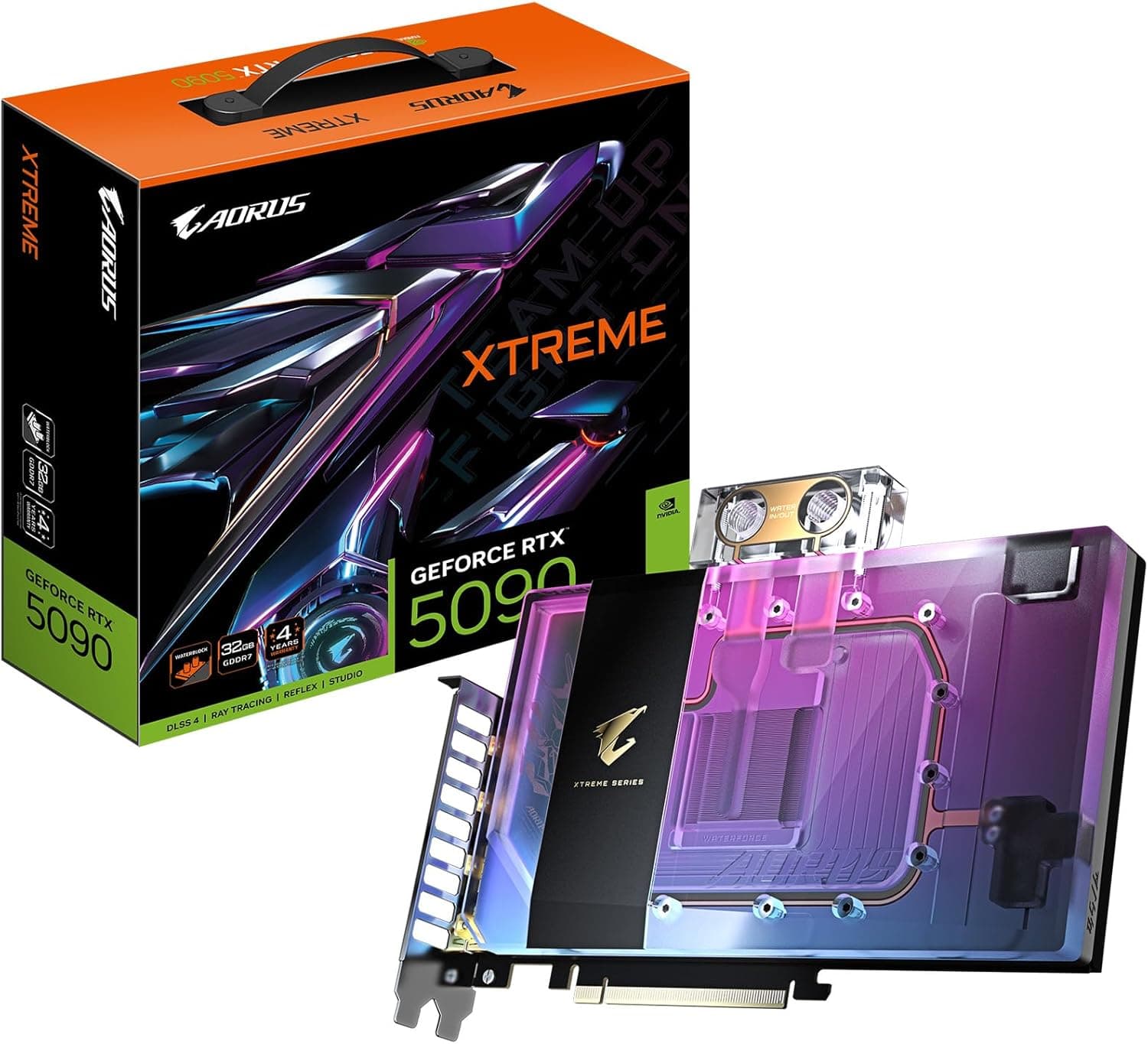 GIGABYTE AORUS GeForce RTX 5090 Xtreme WATERFORCE WB 32GB