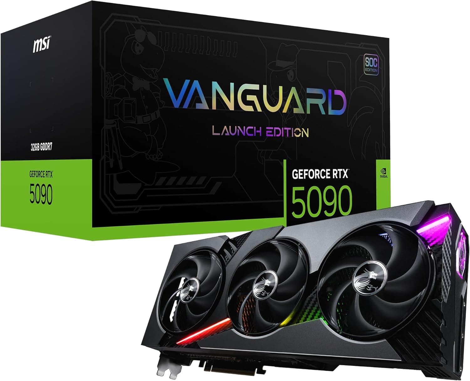 MSI Gaming RTX 5090 32G Vanguard SOC Launch Edition 