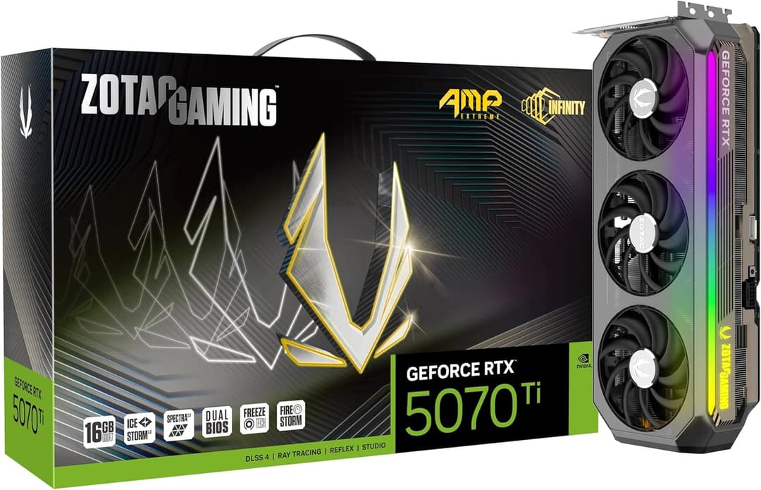 ZOTAC Gaming GeForce RTX 5070 Ti AMP Extreme Infinity DLSS 4 16GB