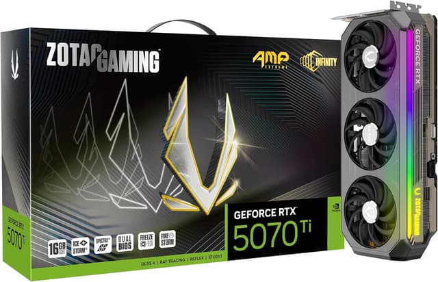 ZOTAC Gaming GeForce RTX 5070 Ti AMP Extreme Infinity DLSS 4 16GB