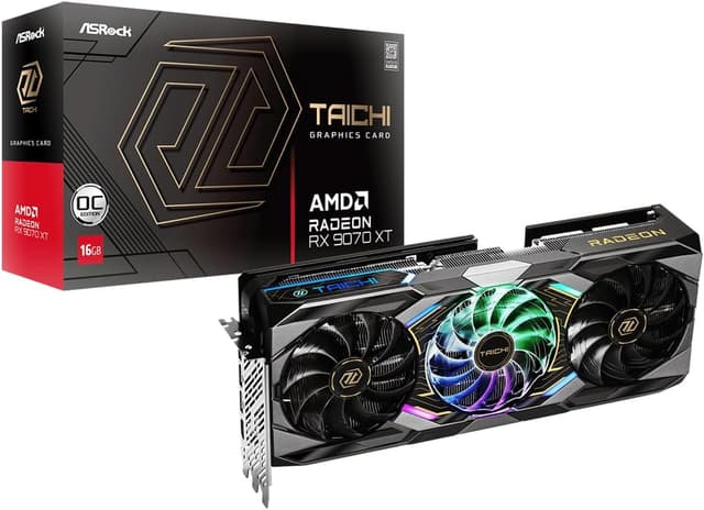 ASRock AMD Radeon RX 9070 XT Taichi 16GB OC
