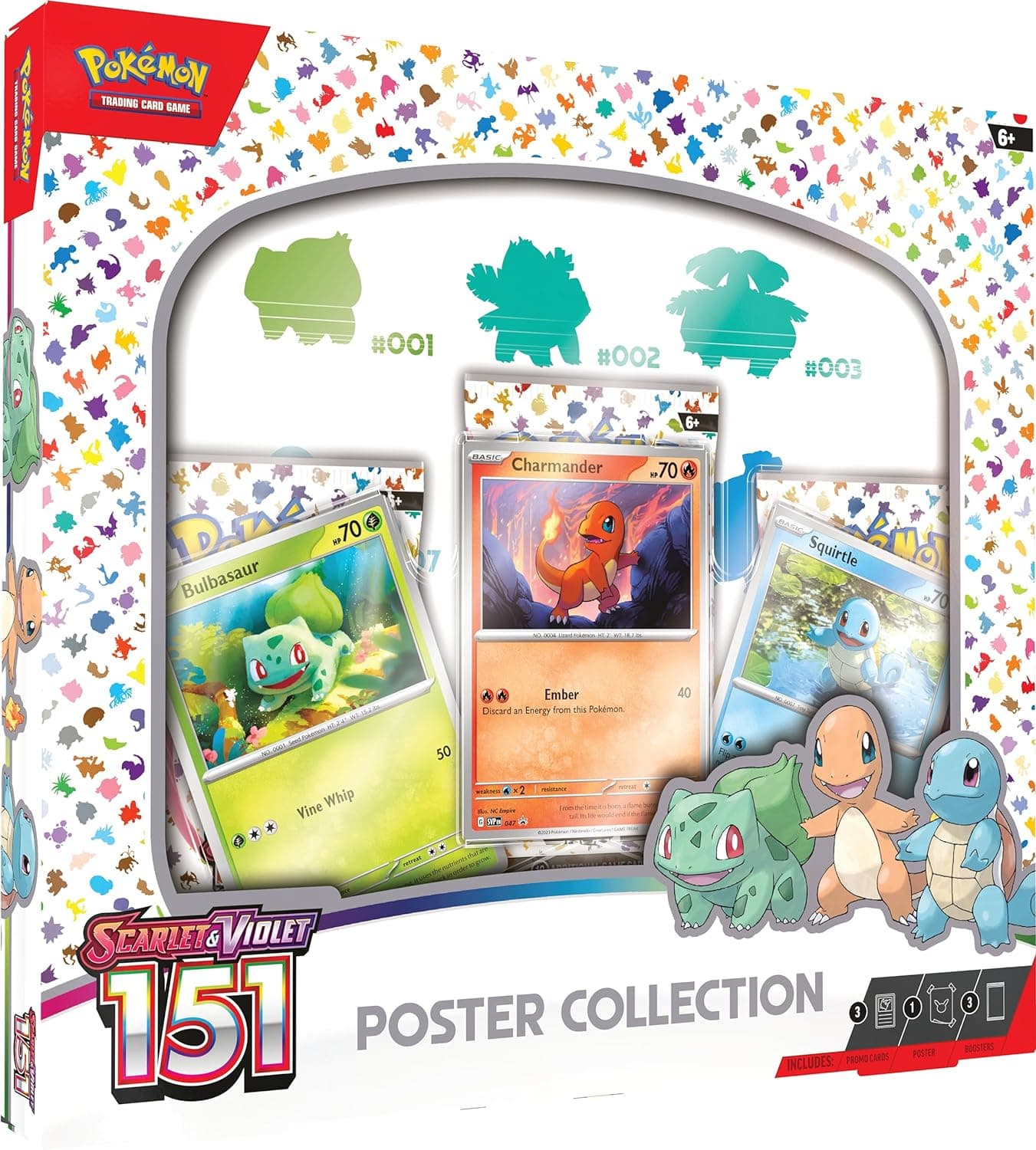 Pokemon TCG Scarlet & Violet 3.5 Pokemon 151 Poster Collection