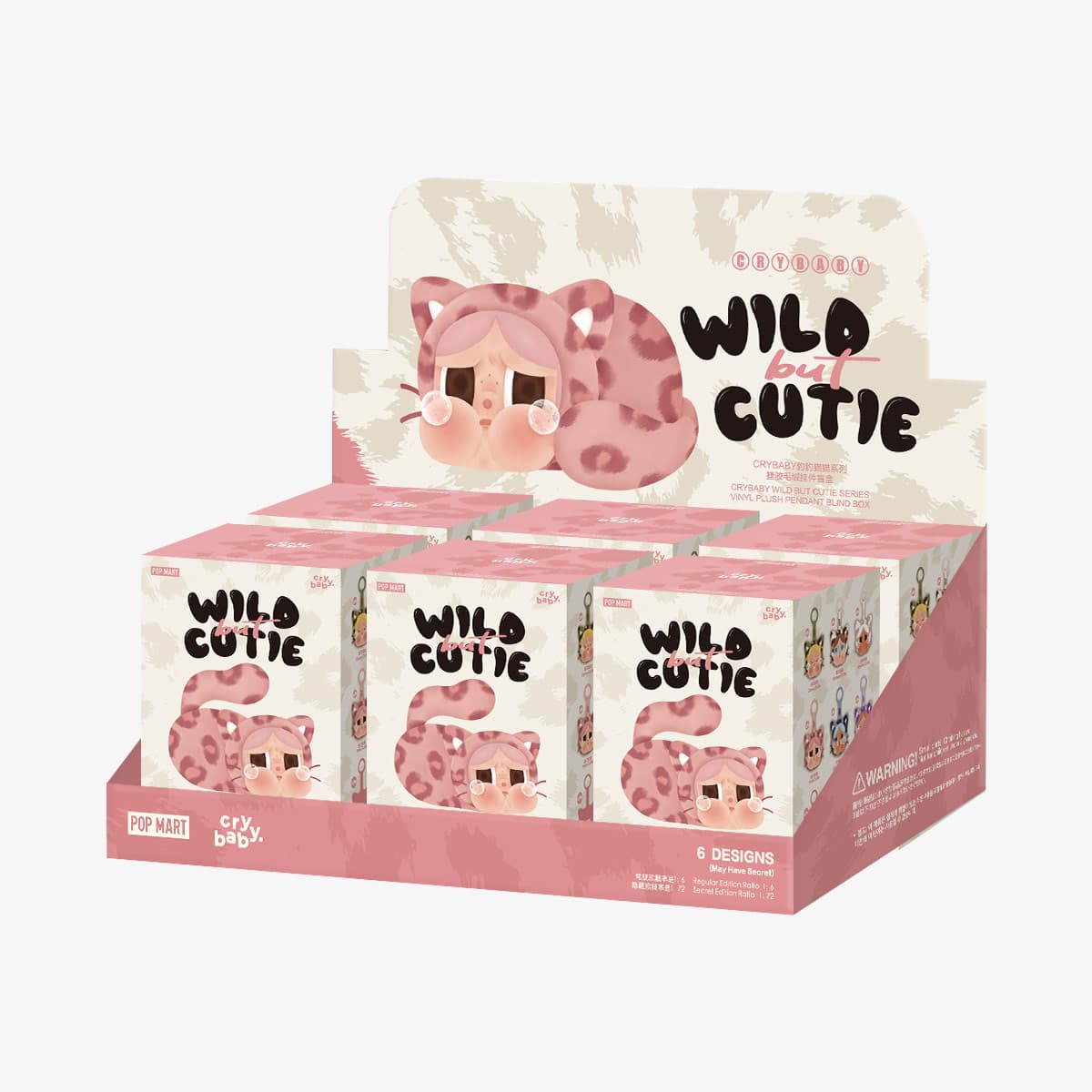 CRYBABY Wild but Cutie Series - Vinyl Plush Pendant Blind Box - Whole Set