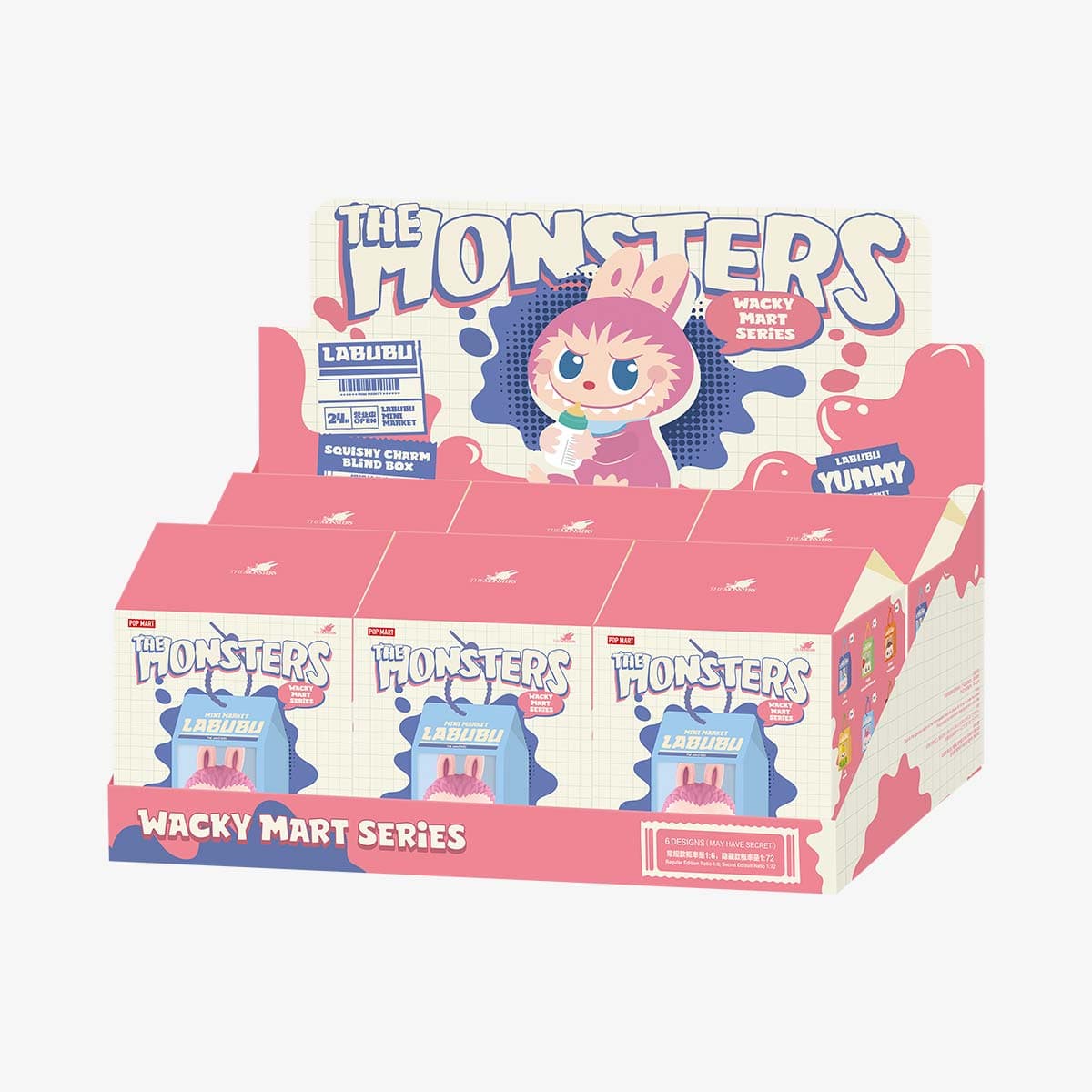 THE MONSTERS Wacky Mart Series-Pinch Pendant Blind Box - Whole Set
