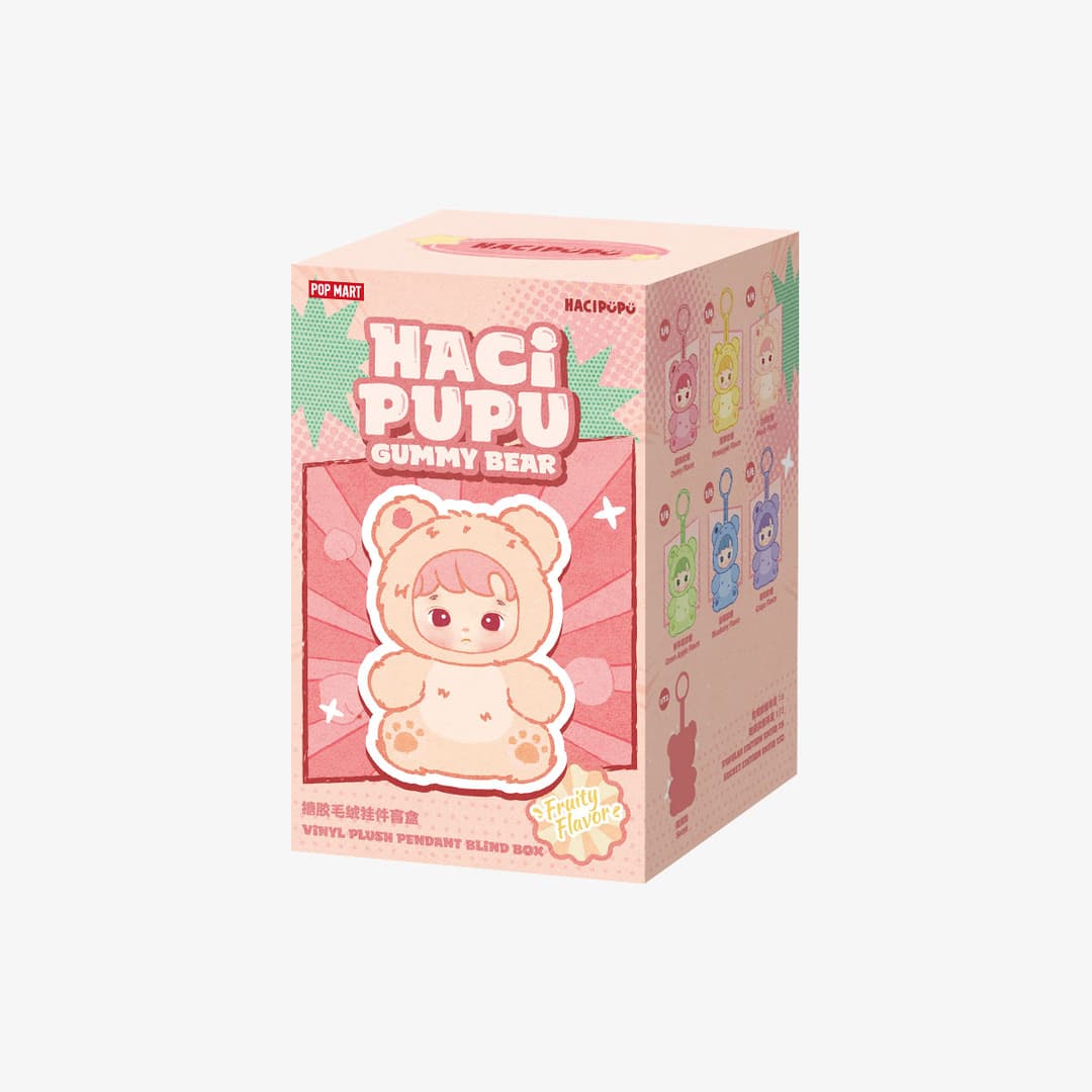 HACIPUPU Gummy Bear Series Vinyl Plush Pendant Blind Box - Single