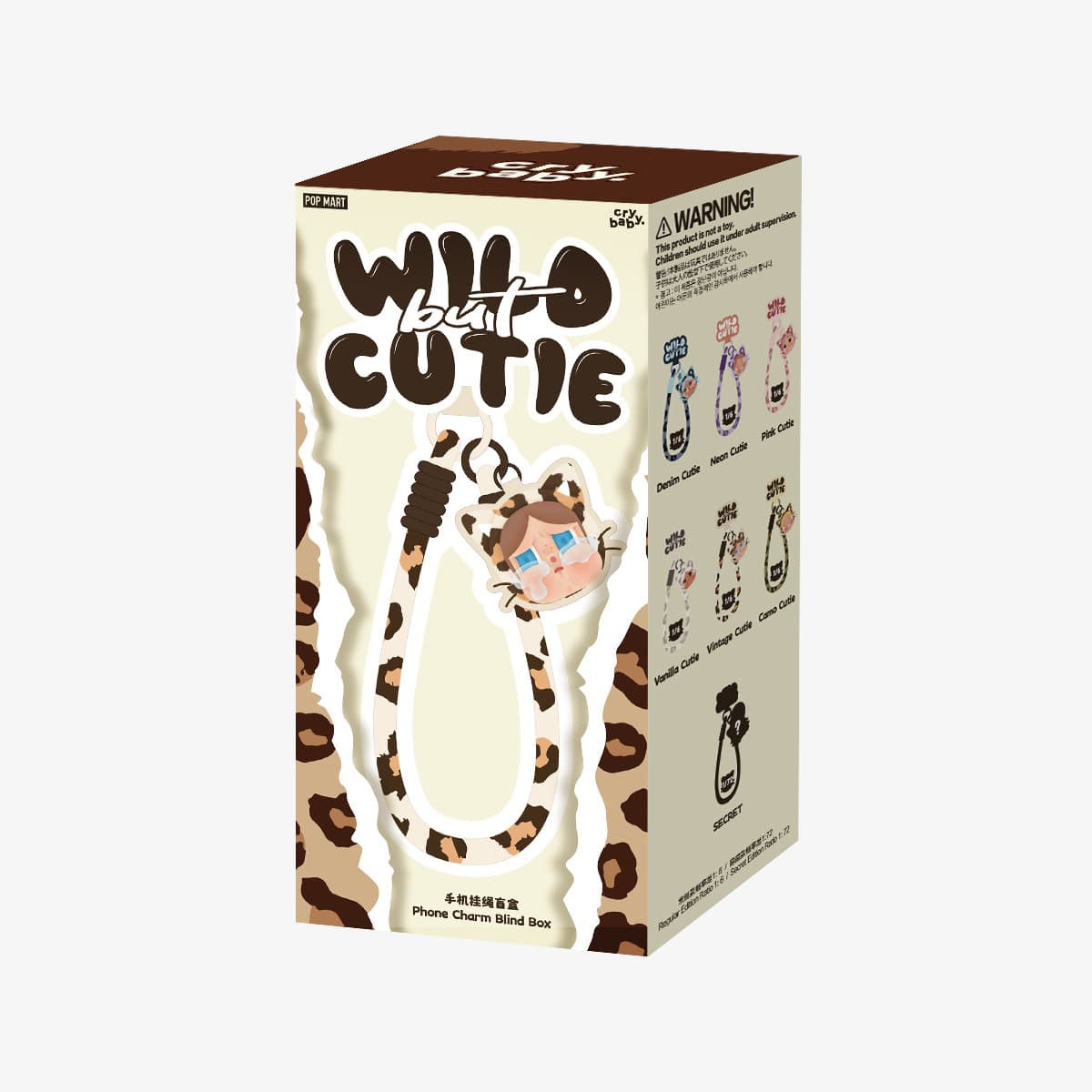 CRYBABY Wild but Cutie Series-Phone Charm Blind Box - Single