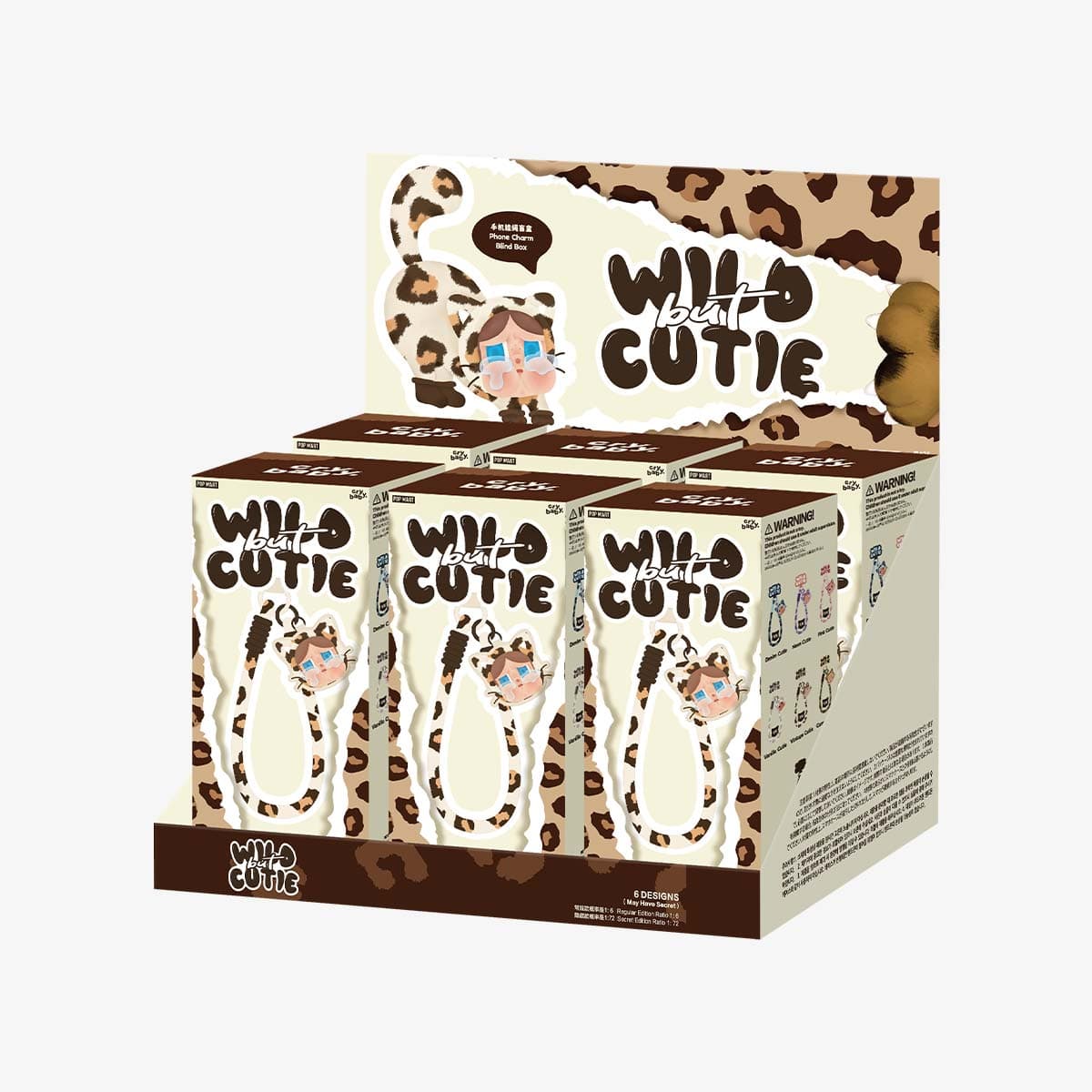 CRYBABY Wild but Cutie Series-Phone Charm Blind Box - Whole Set