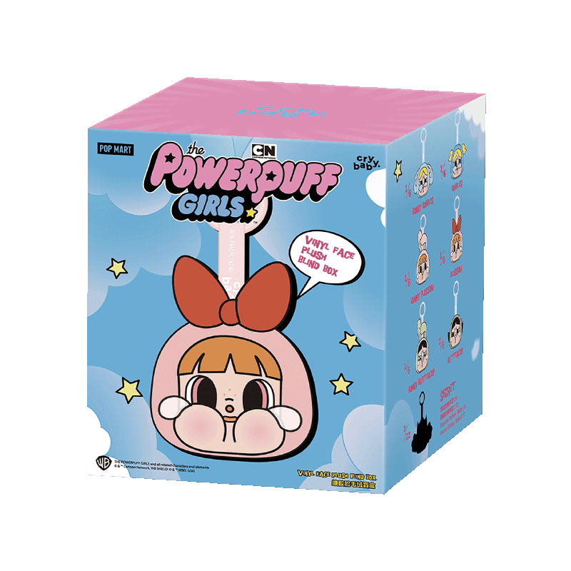CRYBABY × Powerpuff Girls Series-Vinyl Face Plush Blind Box - Single
