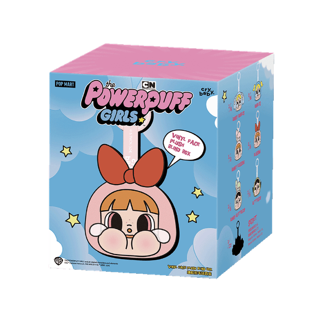 CRYBABY × Powerpuff Girls Series-Vinyl Face Plush Blind Box - Single