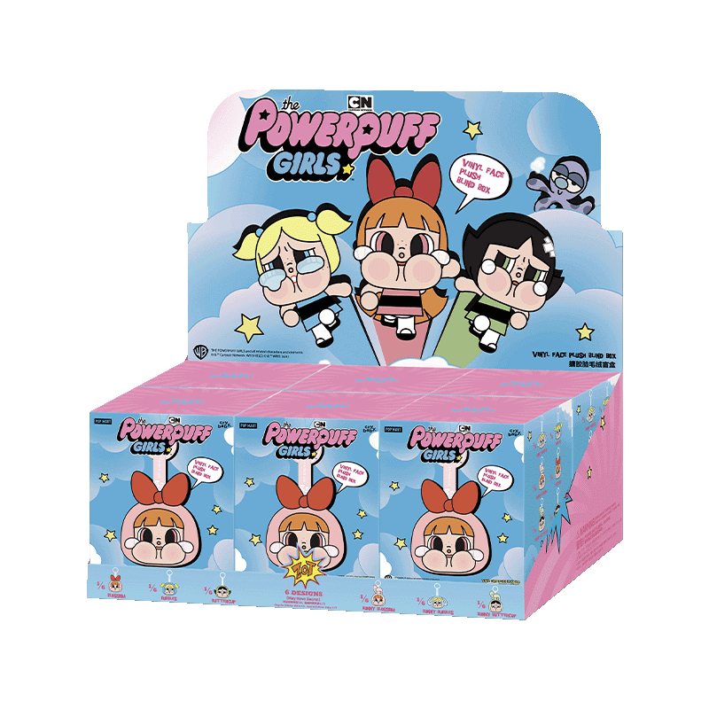 CRYBABY × Powerpuff Girls Series-Vinyl Face Plush Blind Box - Whole Set