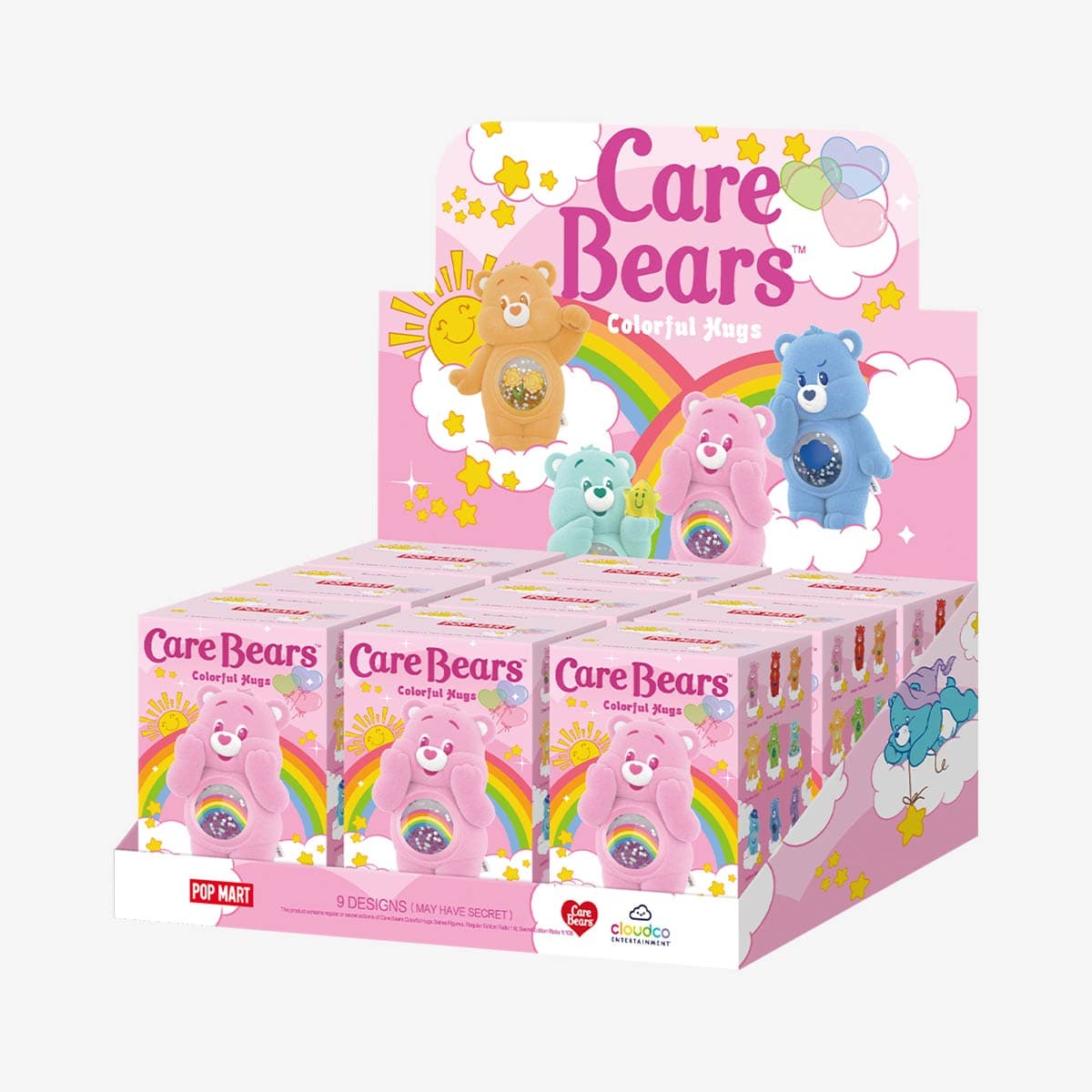 Care Bears Colorful Hugs Series Figures - Whole Set