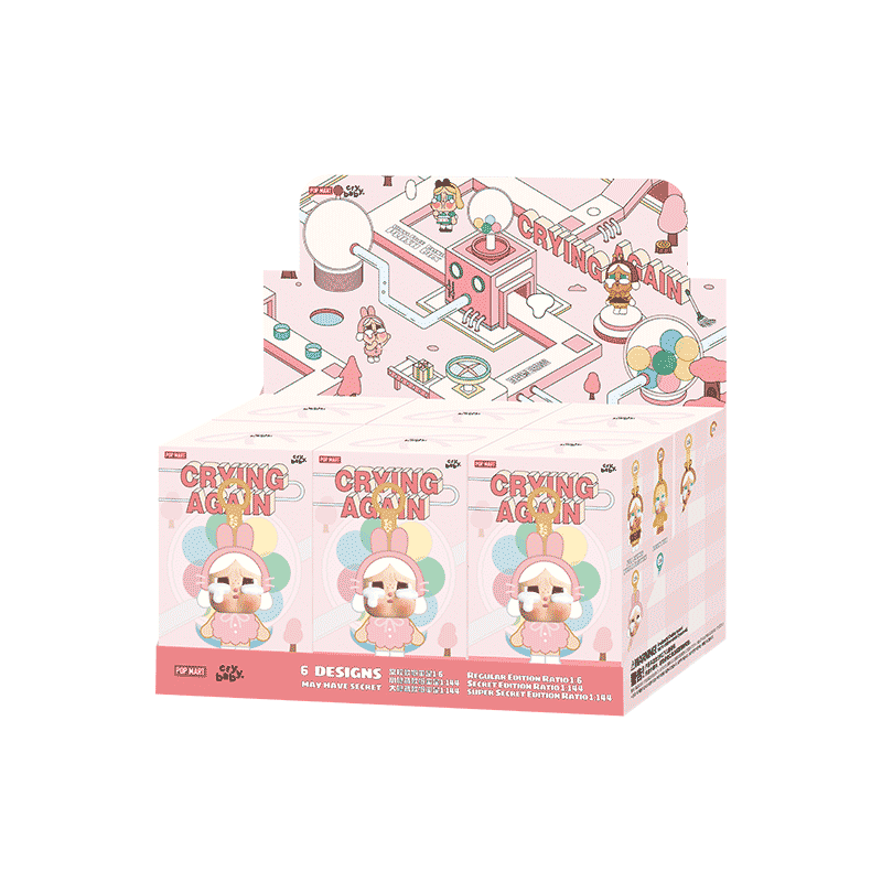 CRYBABY Crying Again Series-Vinyl Face Plush Blind Box - Whole Set