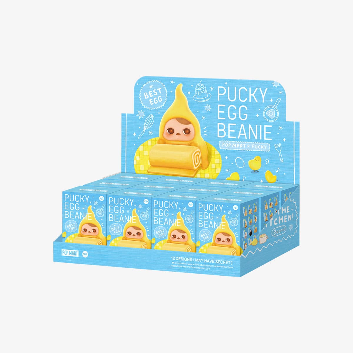 PUCKY Egg Beanie Series Figures - Whole Set