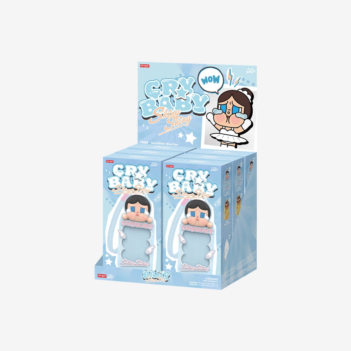 CRYBABY SHINY SHINY SERIES-Card Holder Blind Box - Whole Set