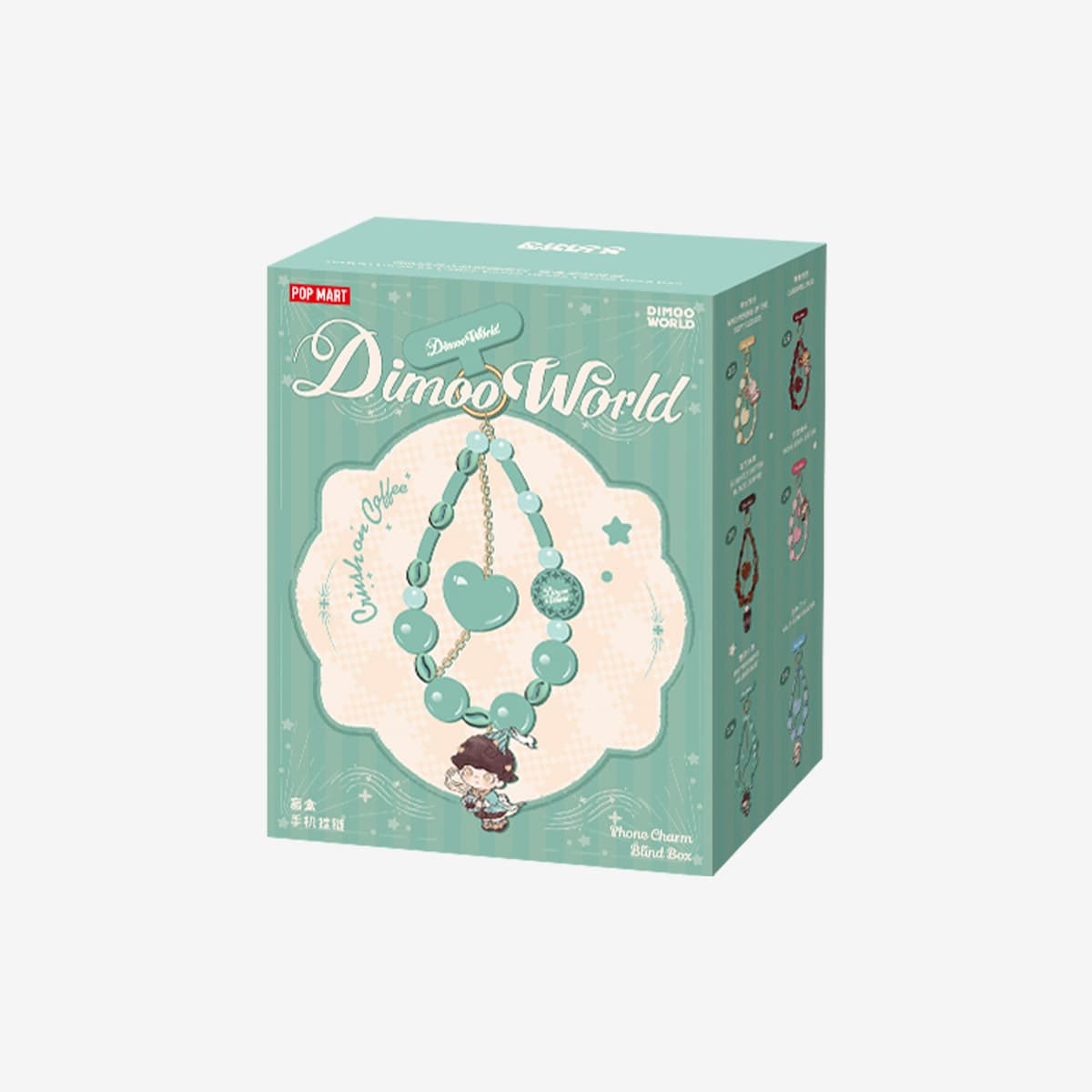DIMOO Crush on Coffee Series Phone Charm Blind Box - Single