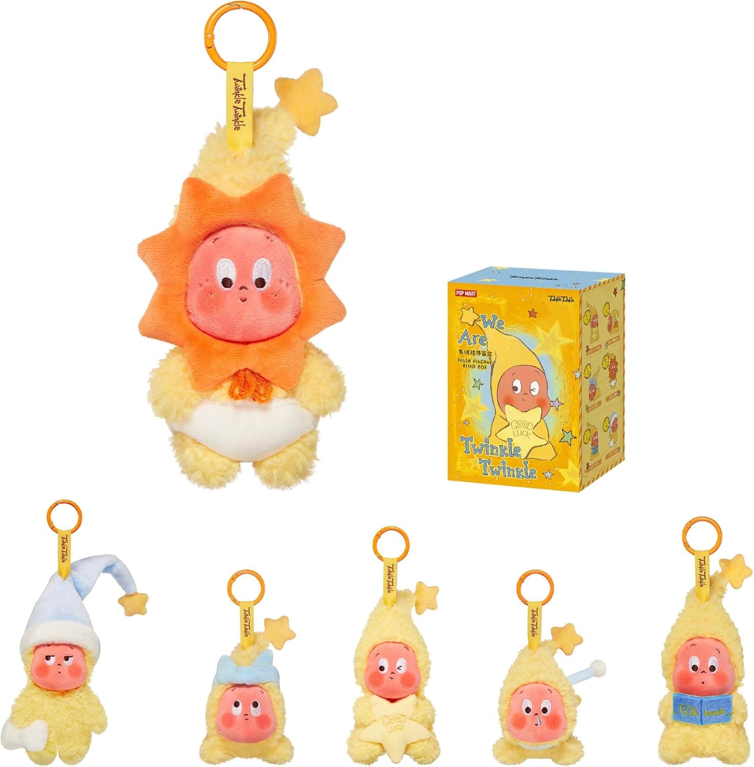 POP MART We are Twinkle Twinkle Series Plush Pendant Blind Box - Single