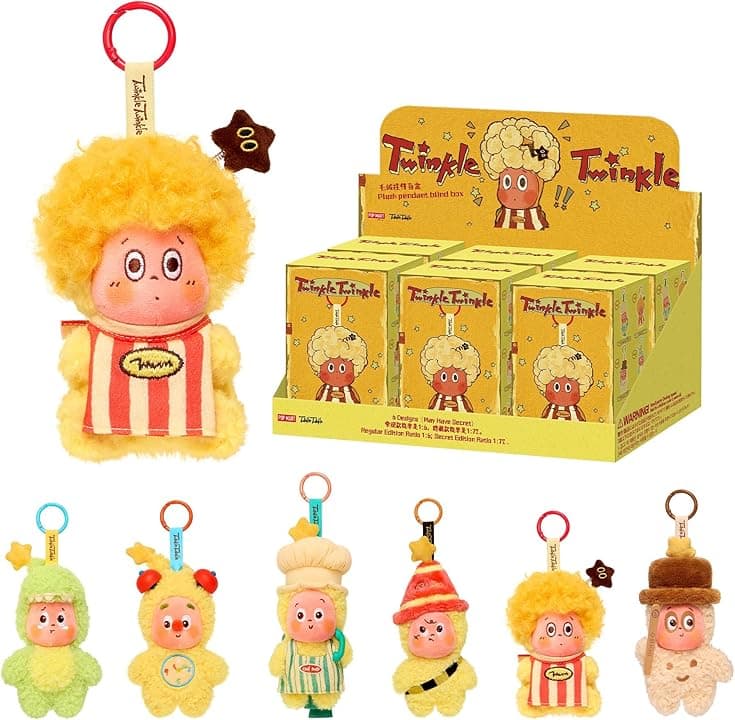POP MART Twinkle Twinkle Be a Little Star Series Plush Pendant Blind Box - Whole Set