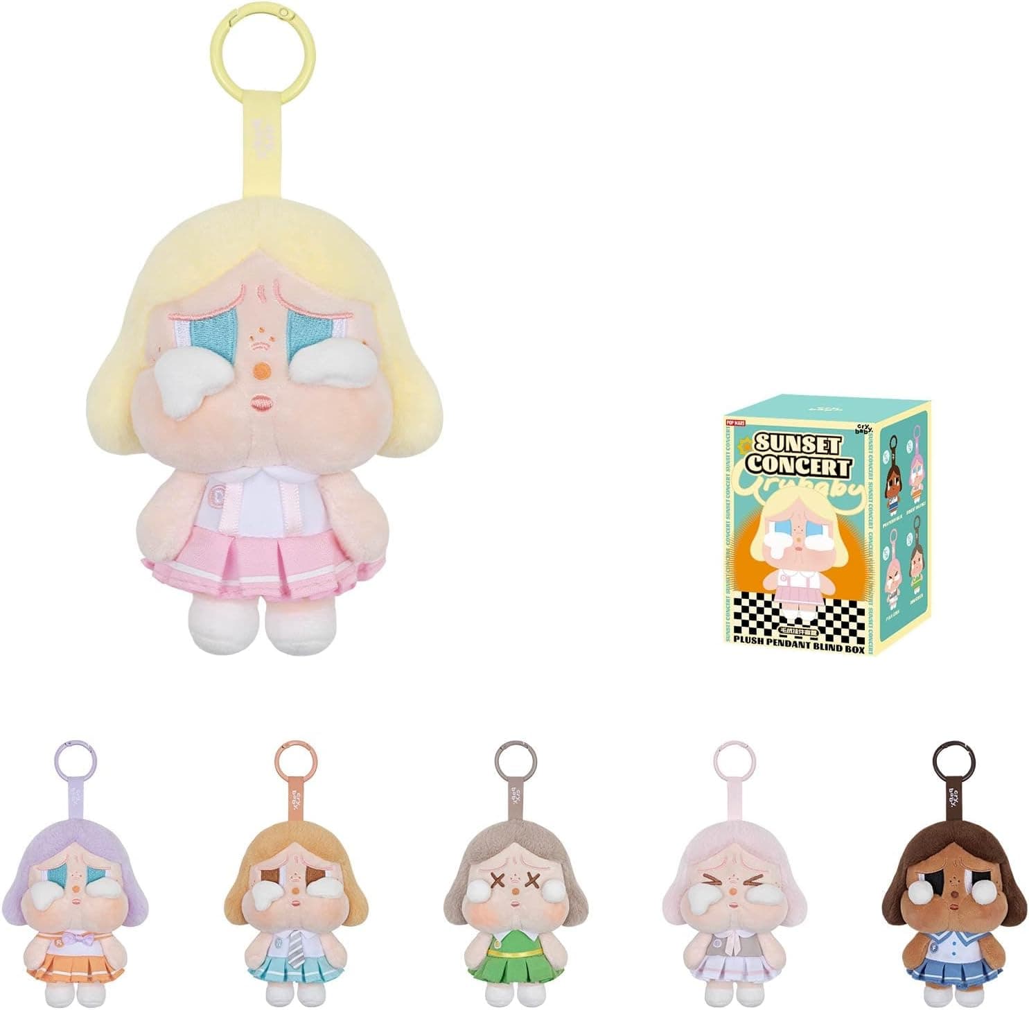 Crybaby Sunset Concert Series Plush Pendant Blind Box - Single
