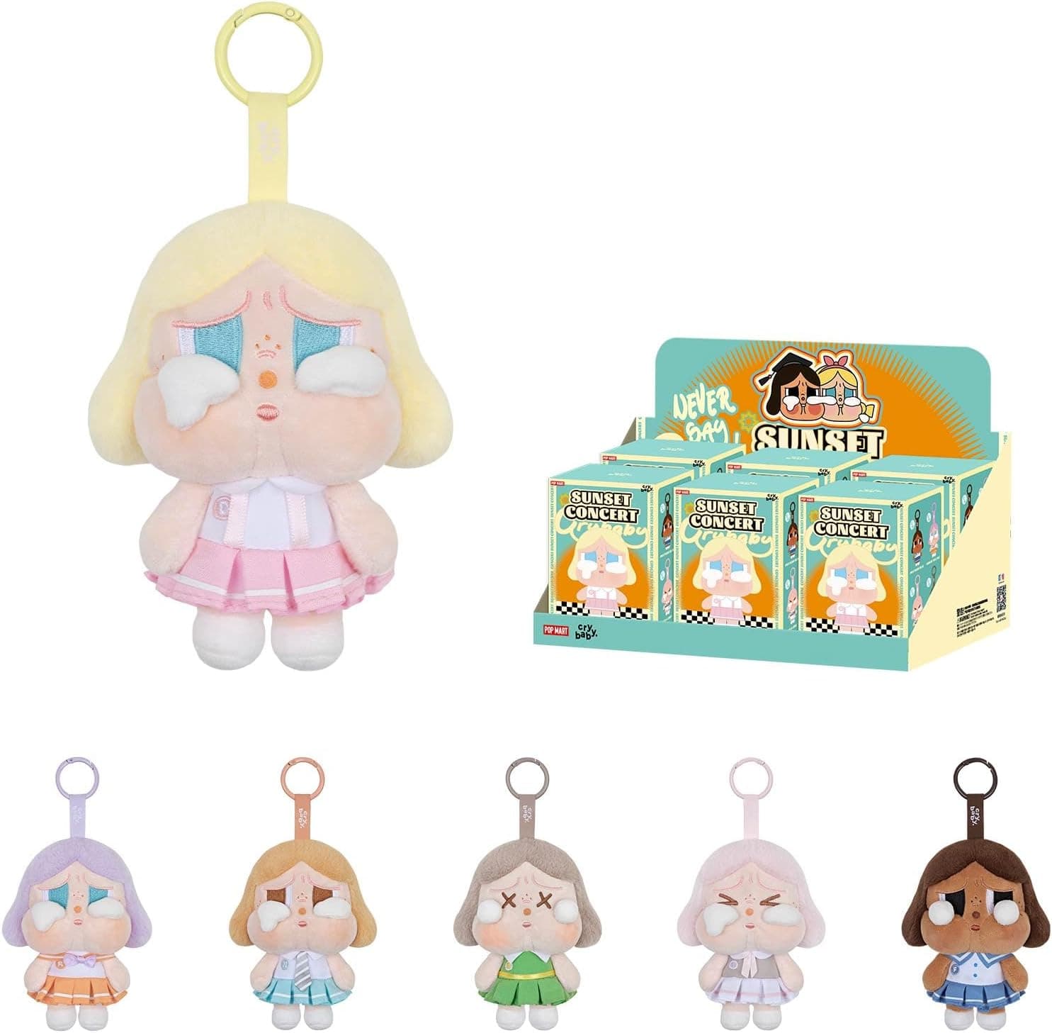 Crybaby Sunset Concert Series Plush Pendant Blind Box - Whole Set