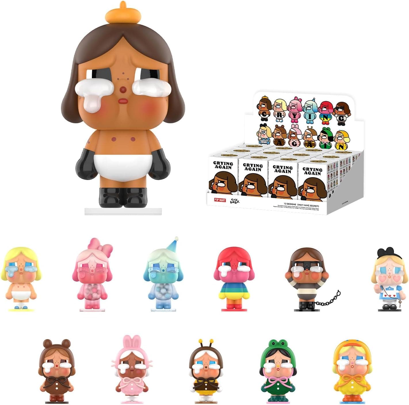 Crybaby Crying Again Series Figures - Whole Set