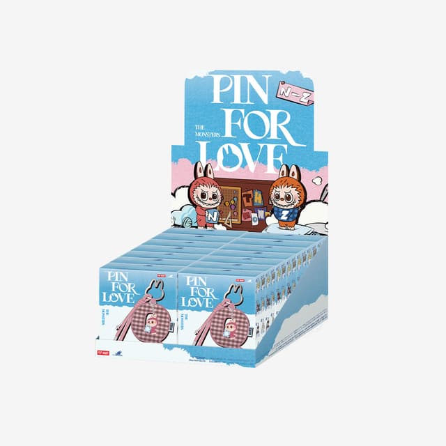THE MONSTERS Pin for Love Series  Letter Pendant Blind Box (N-Z) - Whole Set