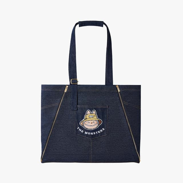 THE MONSTERS FALL IN WILD SERIES Denim Apron Bag