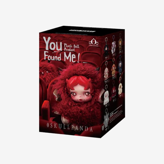 SKULLPANDA You Found Me! Series Plush Doll Pendant - Single
