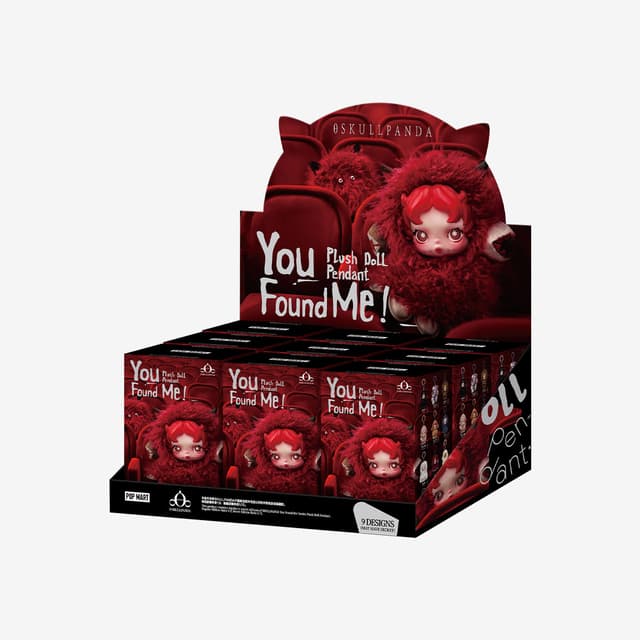 SKULLPANDA You Found Me! Series Plush Doll Pendant - Whole Set