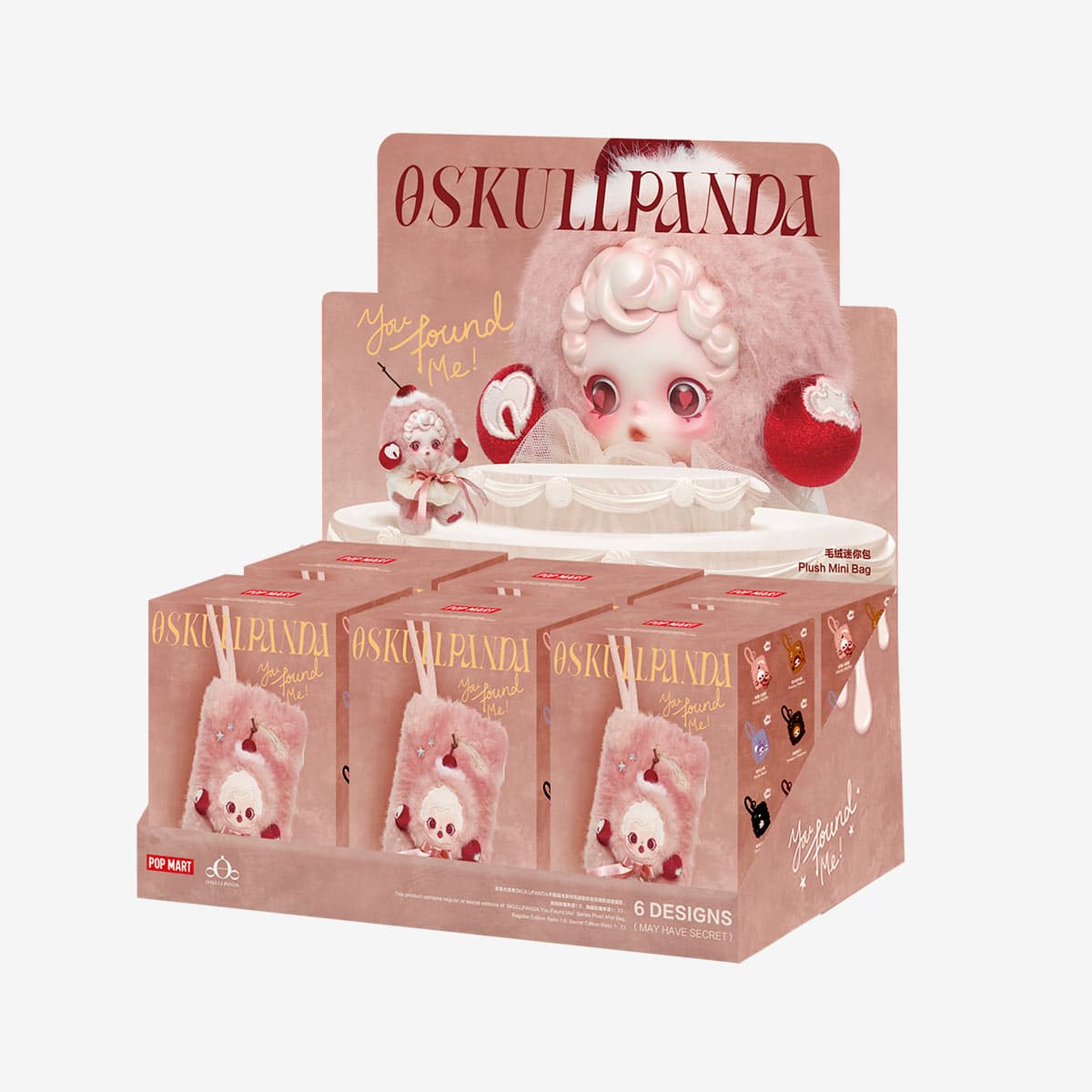 SKULLPANDA You Found Me！Series Plush Mini Bag - Whole Set